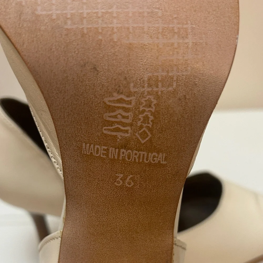 Shoes Exclusive Elegant Cream Women's Shoes size 6 - Picture 4 of 5